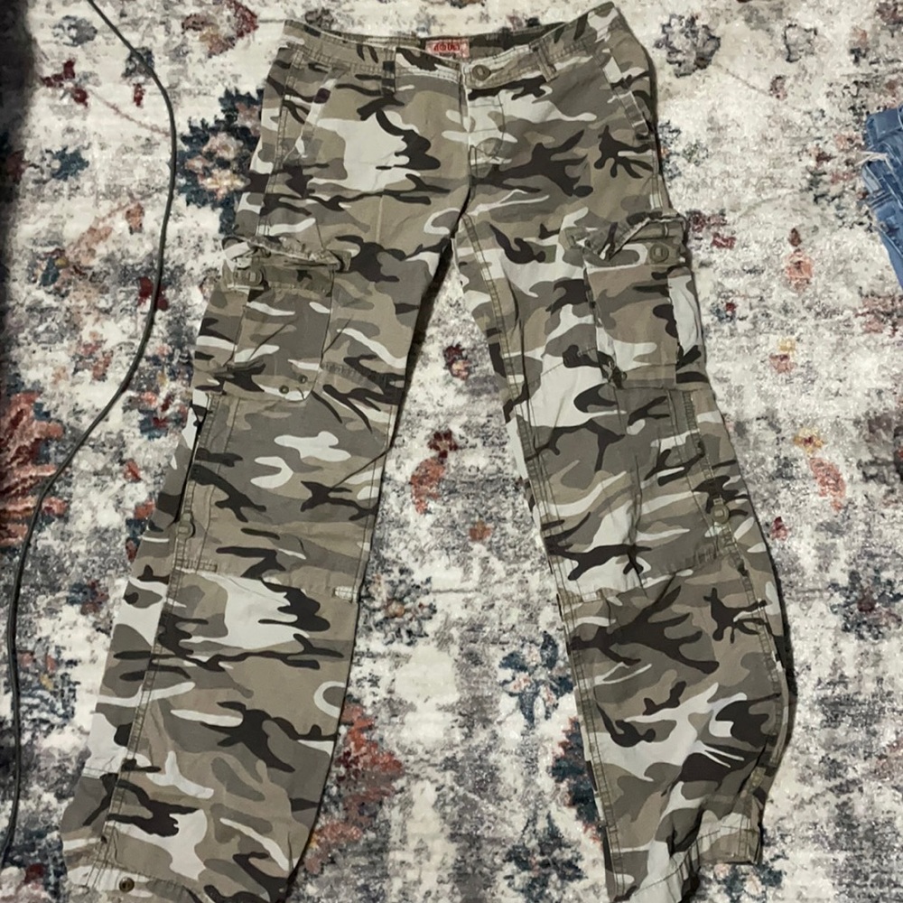 Camo cargo pants